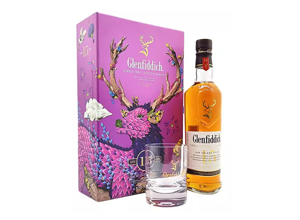 湛江收购格兰菲迪15年威士忌福鹿礼盒装Glenfiddich苏格兰威士忌700ml上门回收行情价格