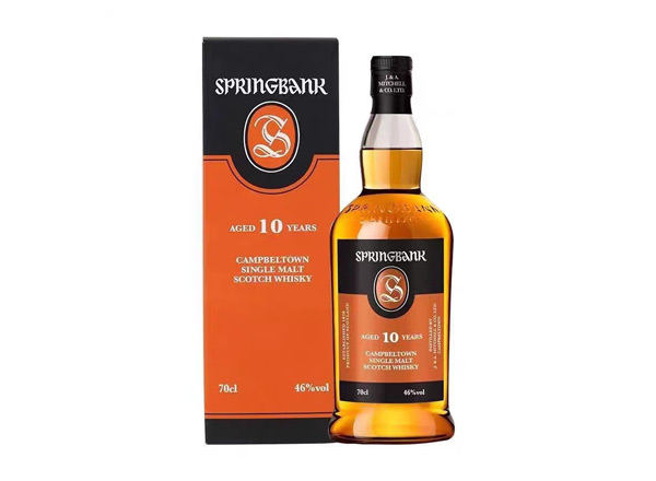 湛江收购云顶10年威士忌SpringBank云顶10年700ml回收洋酒行货行情价格