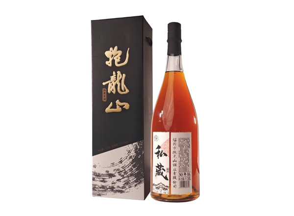 湛江抱龙山黄酒回收抱龙山私藏30年陈酿1.38L礼盒装绍兴花雕酒