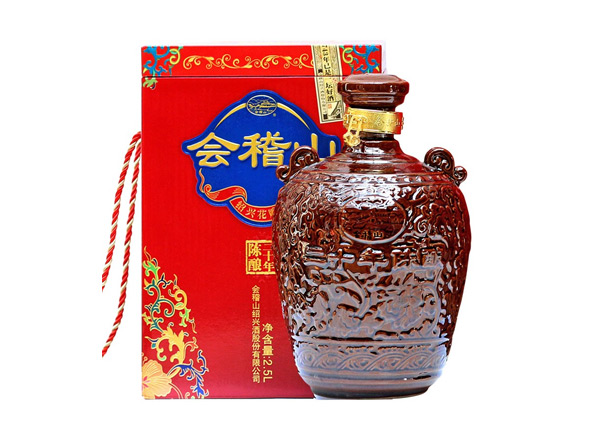 湛江回收会稽山二十年黄酒陶坛20年陈酿2.5L花雕酒
